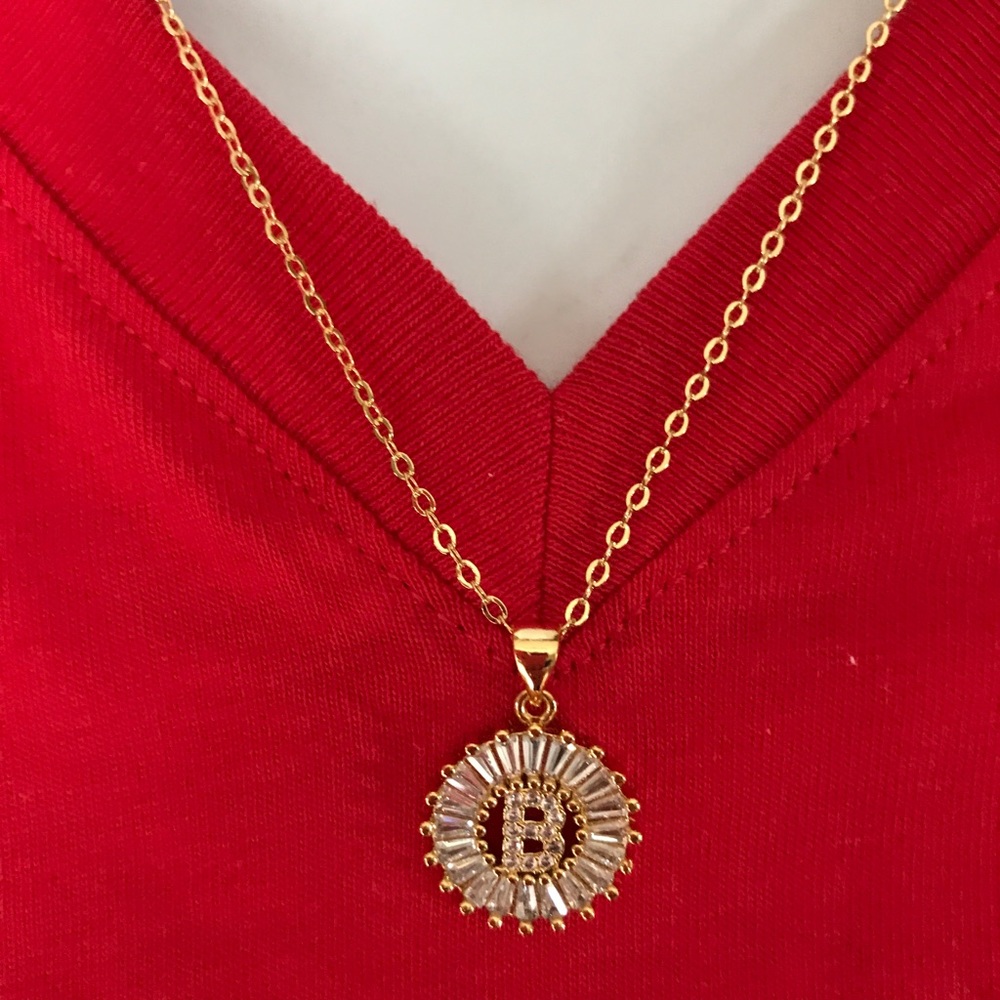 new 18k gold filled cz diamond necklace - Picture 6 of 8